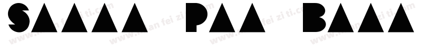 Selva Pro Bold Italic字体转换